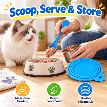 Pet Food Can Opener & Sealing Lid