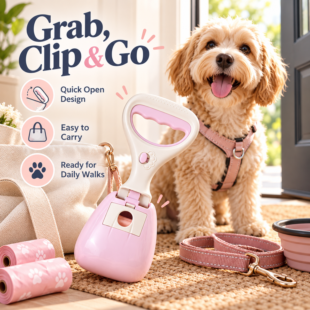 Portable Dog Poop Scooper